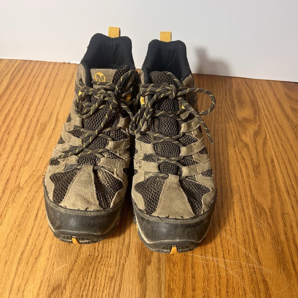 Merrell Waterproof Hiking Shoes Men's 8.5 Wide Brown Trail Sneakers J48535W - Picture 2 of 8